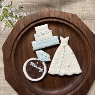 June brideのアイシングクッキー