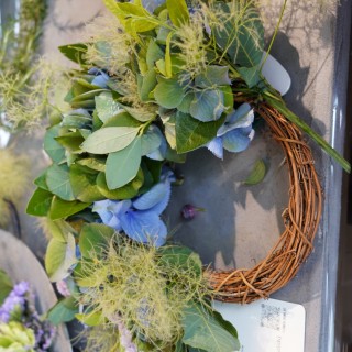 7月25日(土)運気アップ！紫陽花リースの教室